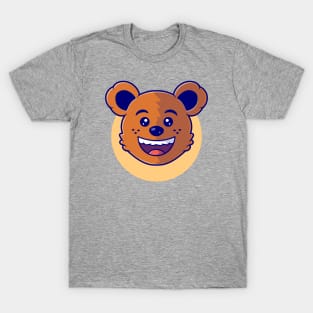 Cute Happy Bear Mascot T-Shirt